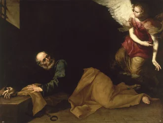 St. Peter wird von einem Engel befreit, 1639